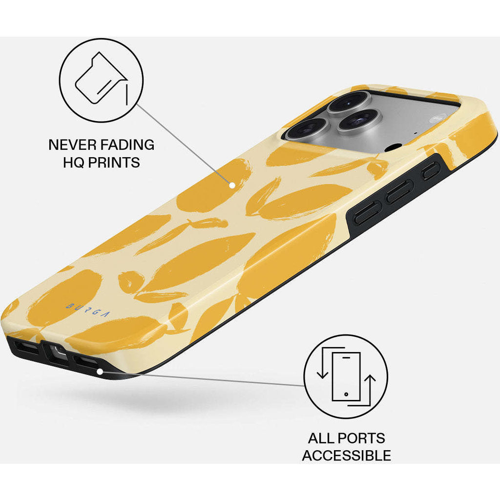 Burga Tough MagSafe Case Apple iPhone 18 Pro Max - Lemon Tart